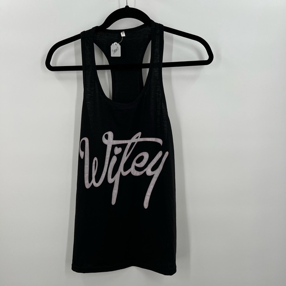wifey Tops - Wifey Black Tank Top Ladies Small NEW